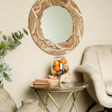 ZNTS Round Island Mirror Teak root LAW128