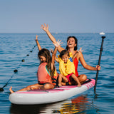 ZNTS Inflatable Paddle Boards Stand Up 10.5'x30 x6 ISUP Surf Control Non-Slip Deck Standing Boat Pink 67609408