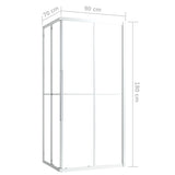 ZNTS Shower Cabin ESG 90x70x180 cm 150759