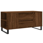 ZNTS Coffee Table Brown Oak 102x44.5x50 cm Engineered Wood 831011