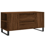 ZNTS Coffee Table Brown Oak 102x44.5x50 cm Engineered Wood 831011