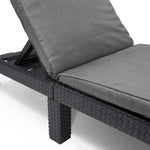 ZNTS Keter Sunlounger with Cushion Daytona Graphite 441306