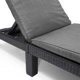 ZNTS Keter Sunlounger with Cushion Daytona Graphite 441306