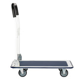 ZNTS Platform Truck 150KG Load-bearing Blue and White 22556242