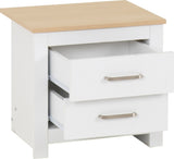 ZNTS Portland 2 Drawer Bedside 100-103-098