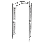 ZNTS Bridge Roof Wrought Iron Arches Plant Climbing Frame 83044456