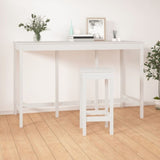 ZNTS Bar Table White 180x80x110 cm Solid Wood Pine 822163