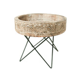 ZNTS Side Tables Suar Wood FOLK01