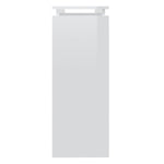 ZNTS Console Table High Gloss White 102x30x80 cm Engineered Wood 808329