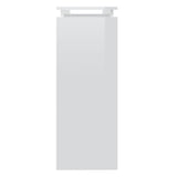 ZNTS Console Table High Gloss White 102x30x80 cm Engineered Wood 808329