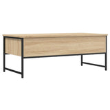 ZNTS Coffee Table Sonoma Oak 101x49x39.5 cm Engineered Wood 837738