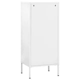 ZNTS Storage Cabinet White 42.5x35x101.5 cm Steel 336188