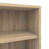 Prima Bookcase 1 Shelf With 2 Drawers + 2 File Drawers In Oak 7208042026AK