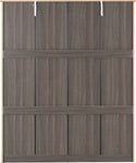 ZNTS Lisbon 4 Door Wardrobe 100-101-123