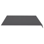 ZNTS Replacement Fabric for Awning Anthracite 4x3.5 m 311948