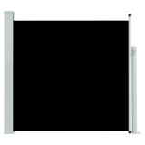 ZNTS Patio Retractable Side Awning 170x300 cm Black 48364
