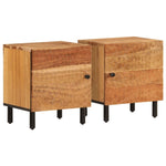 ZNTS Bedside Cabinets 2 pcs 40x33x46 cm Solid Wood Acacia 356852