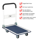 ZNTS Platform Truck 150KG Load-bearing Blue and White 22556242