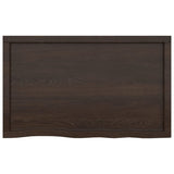 ZNTS Wall Shelf Dark Brown 100x60x cm Treated Solid Wood Oak 363810