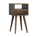 Mini Grey Washed Bedside IN964