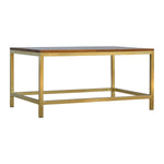 Rectangle Gold Coffee Table IN244