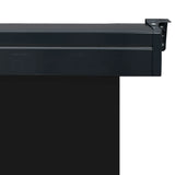 ZNTS Balcony Side Awning 105x250 cm Black 48412