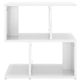 ZNTS Bedside Cabinets 2 pcs High Gloss White 50x30x51.5 cm Engineered Wood 806377