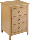 ZNTS Oslo 3 Drawer Bedside 100-103-094