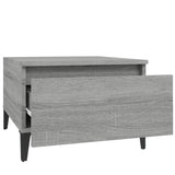 ZNTS Side Tables 2 pcs Grey Sonoma 50x46x35 cm Engineered Wood 819529