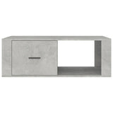 ZNTS Coffee Table Concrete Grey 100x50.5x35 cm Engineered Wood 816540