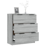 ZNTS Sideboard Grey Sonoma 60x30x70 cm Engineered Wood 816986