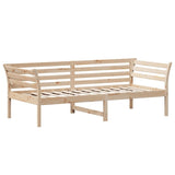 ZNTS Day Bed without Mattress 90x200 cm Solid Wood Pine 842870