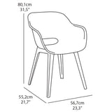 ZNTS Keter Outdoor Chairs Akola 2 pcs Grey 431495