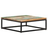 ZNTS Nesting Coffee Tables 2 pcs Solid Reclaimed Wood 320390