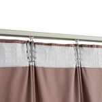 ZNTS Blackout Curtains 2pcs with Hooks Velvet Antique Pink 140x245cm 134526