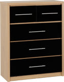 ZNTS Seville 3+2 Drawer Chest 100-102-082