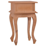 ZNTS Bedside Table 35x30x60 cm Solid Mahogany Wood 288818