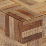 ZNTS Side Table 40x40x45 cm Solid Reclaimed Teak 358522