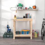 ZNTS Work Bench 80x50x80 cm Solid Wood Pine 822496