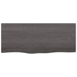 ZNTS Wall Shelf Dark Brown 100x40x cm Treated Solid Wood Oak 363805