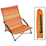 ZNTS HI Folding Beach Chair Orange 65x55x25/65cm 429131