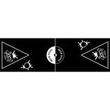 ZNTS HI Beer Pong Folding Table Height Adjustable Black 423930