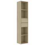 ZNTS Book Cabinet Sonoma Oak 36x30x171 cm Engineered Wood 802870