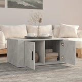 ZNTS Coffee Table Concrete Grey 80x50x36 cm Engineered Wood 816516