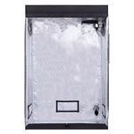 ZNTS LY-120*60*180 Home Use Dismountable Hydroponic Plant Grow Tent with Window Black 30595919