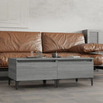 ZNTS Side Tables 2 pcs Grey Sonoma 50x46x35 cm Engineered Wood 819529