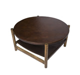 ZNTS Leather sling Coffee Table - leather top Leather GLAD05L