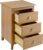 ZNTS Oslo 3 Drawer Bedside 100-103-094