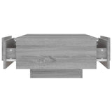 ZNTS Coffee Table Grey Sonoma 90x60x31 cm Engineered Wood 815196