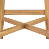 ZNTS Bar Chairs 2 pcs Solid Acacia Wood 44229